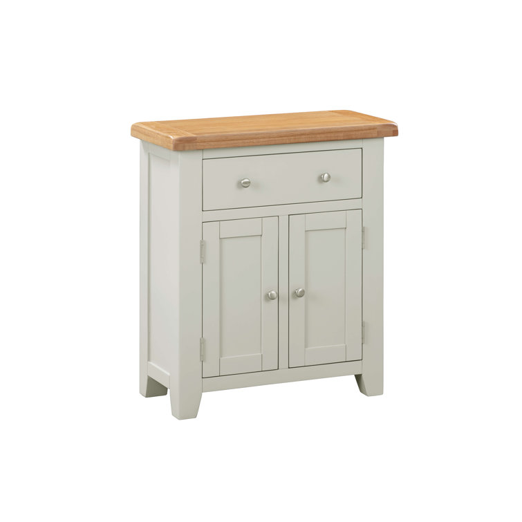 August Grove Hazlehurst 70Cm Wide 1 Drawer Solid Wood Sideboard